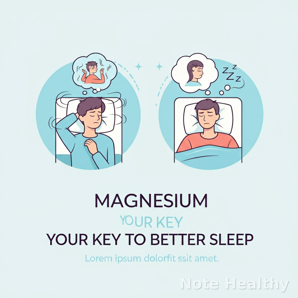 마그네슘 부족하면 나타나는 수면 변화, 불면증 극복법 대표 이미지